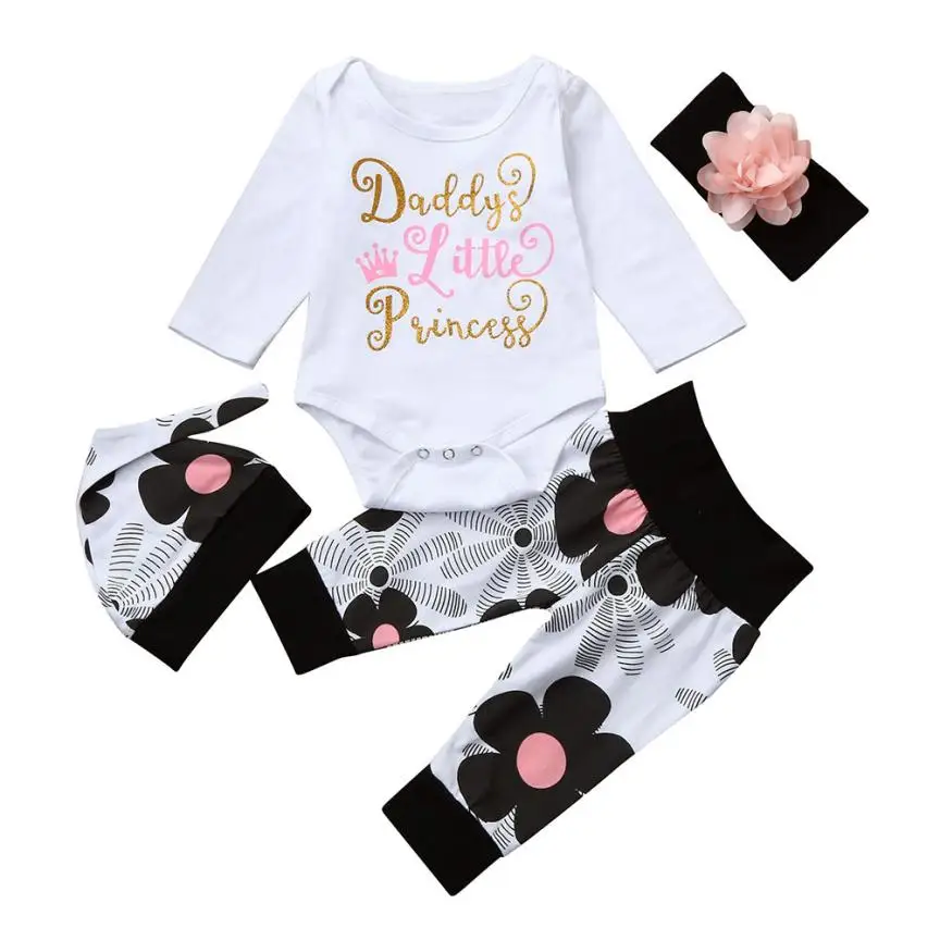 4 шт. Детские хлопковые штаны и шапка для новорожденных|newborn infant|set newborninfant girl |