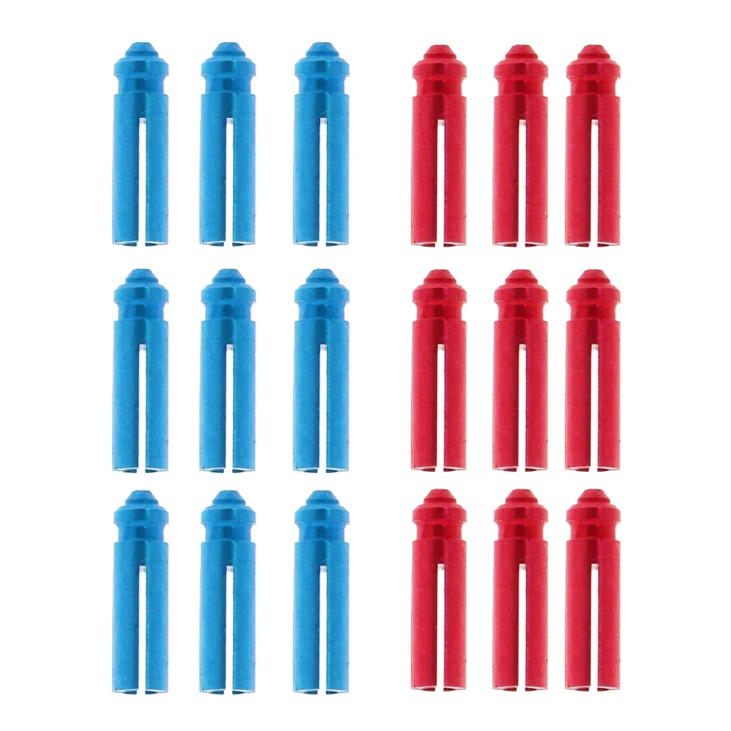 18 Pieces Anodized Aluminum Dart Flight Savers Protectors Darts Accessories for Steel Soft Tip