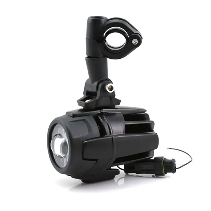  40W Universal Motorcycle LED Auxiliary Light with Protect Guard Bumper LED Driving Fog Passing Lamp - 32962537978