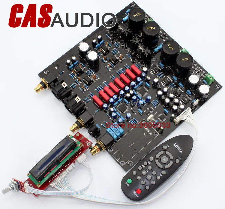 Deluxe Dual AK4497 AK4497EQ AK4118 32 бит 384K DSD DAC с дистанционным управлением удивительное звучание, опционально XMOS U8 USB