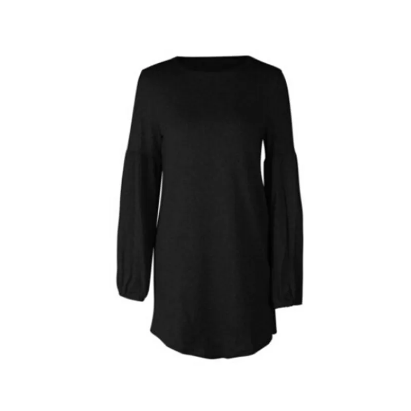 Fashion Women Long Sleeve Dresses Hot Sale Autumn Winter Ladies 4 Pure