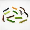 6 uds./lote de gusanos giratorios diferentes, Caterpillar falsa realista, juguete educativo, truco de simulación de insectos para gatear ► Foto 2/6