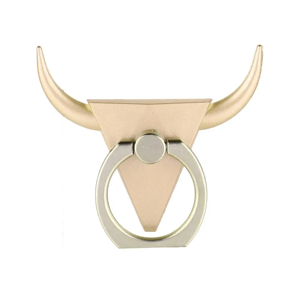 Universal Bull Zinc Alloy Universal Mobile Phone 360 Degree Finger Ring Metallic Stand Holder for iPhone/Samsung/Huawei/Xiaomi Universal Bull Zinc Alloy Universal Mobile Phone 360 Degree Finger Ring Metallic Stand Holder for iPhone/Samsung/Huawei/Xiaomi