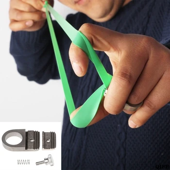 

Drop Ship Slingshot Ring Stainless Steel Catapult For Outdoor Shooting Without Rubber Band May30