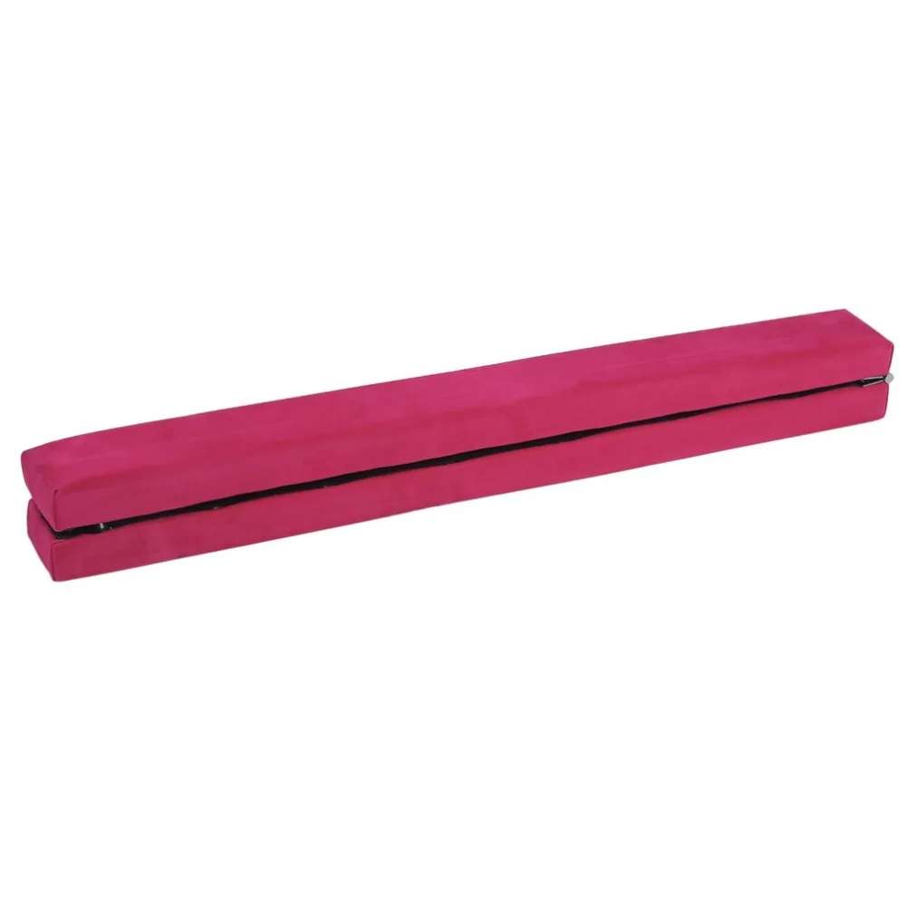 

2.1M Suede Folding Gymnastics Balance Beam Hard Wearing Home Gym Training Sports Equipment Designed For Gymnasts
