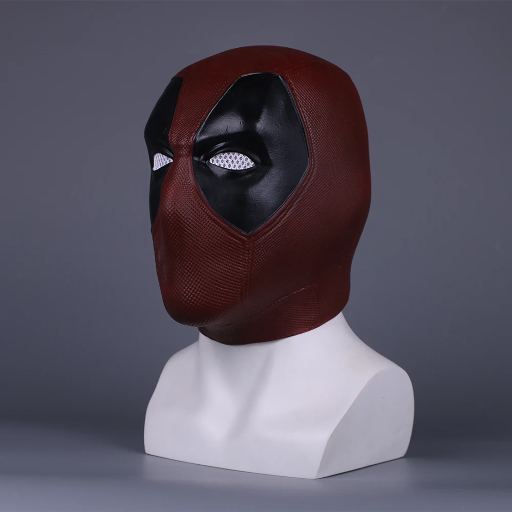 Deadpool 2 Marvel Deadpool Masks Halloween Cosplay Costume Props Superhero Movie Latex Mask Collectible Toys Full Face Mask (3)