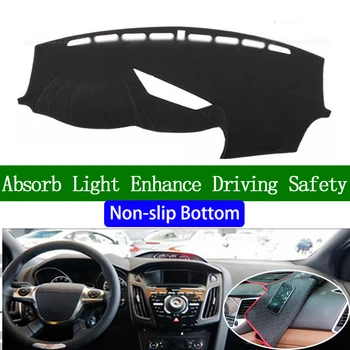 

For Ford foucs ST 2012 2013 2014 2015 2016 Non-slip Bottom Dashboard Cover Car Decals Car Stickers Interior Car Accessories