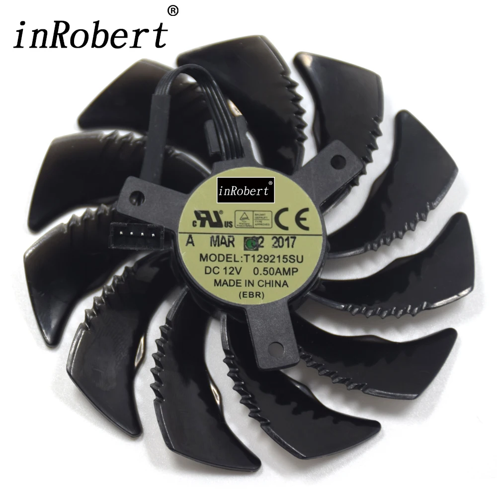 T129215SU PLD09210S12HH 4Pin Cooling Fan For Gigabyte GTX 1050 1060 Cooler Fan