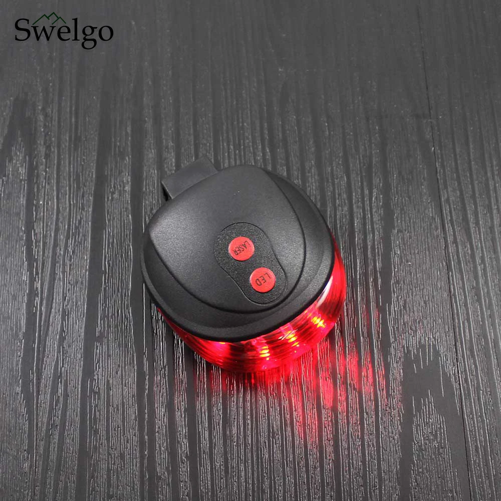 

Bicycle Light 2 Lasers Night Cycling Mountain Road Bike Saddle Safety Warning Light MTB Rear Lights Lamp Backlight 7 Mode