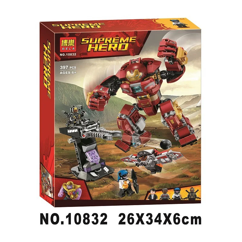 

Ironman Hulkbuster Smash-u Building Blocks Compatible With Legoing Iron Man 76104 Marvel Super Heroes Avengers Infinity War Toy