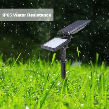 

Solar Light 5.5V 2.88W 48LEDs Solar Power Lights Waterproof 4 Modes Outdoor Landscape Spotlight Wall Light for Patio Yard Lawn