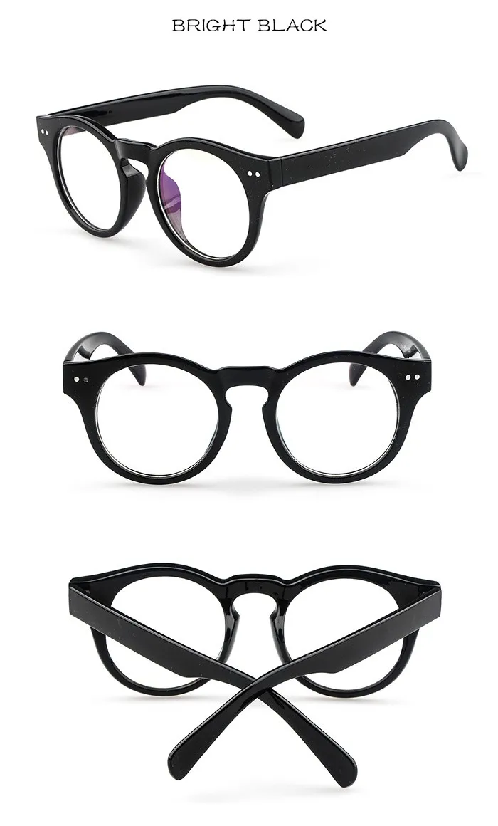 Распродажа, Ретро стиль, круглые оптические очки, оправа, прозрачные компьютерные очки, для мужчин и женщин, Oculos De Grau, близорукость, очки по рецепту