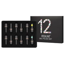 ROSALIND 12 шт./компл. светящийся гель для ногтей яркий для дизайна ногтей светодиодный/УФ Гель-лак светящийся растрескивающий лак для ногтей праймер# ZF