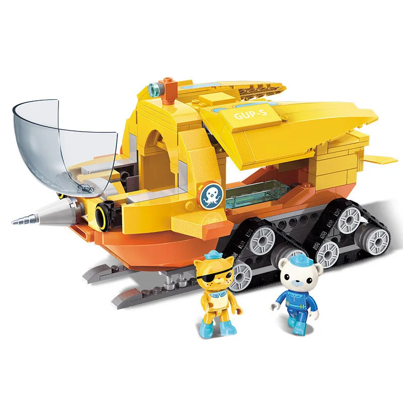 City Les Octopus Octopod Octonauts Cartoon Building Blocks Model Sets Kids Toy