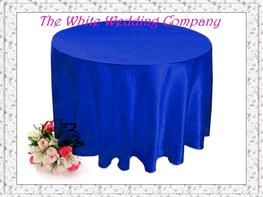 

10pcs Premium Royal Satin 90'' Round Linen Tablecloth Wedding Table Covers Party Table Cover Party Table Cloth