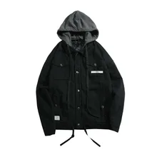 Новое поступление мужская зимняя модная повседневная хлопковая Парка мужская зимняя куртка ветрозащитная Высококачественная