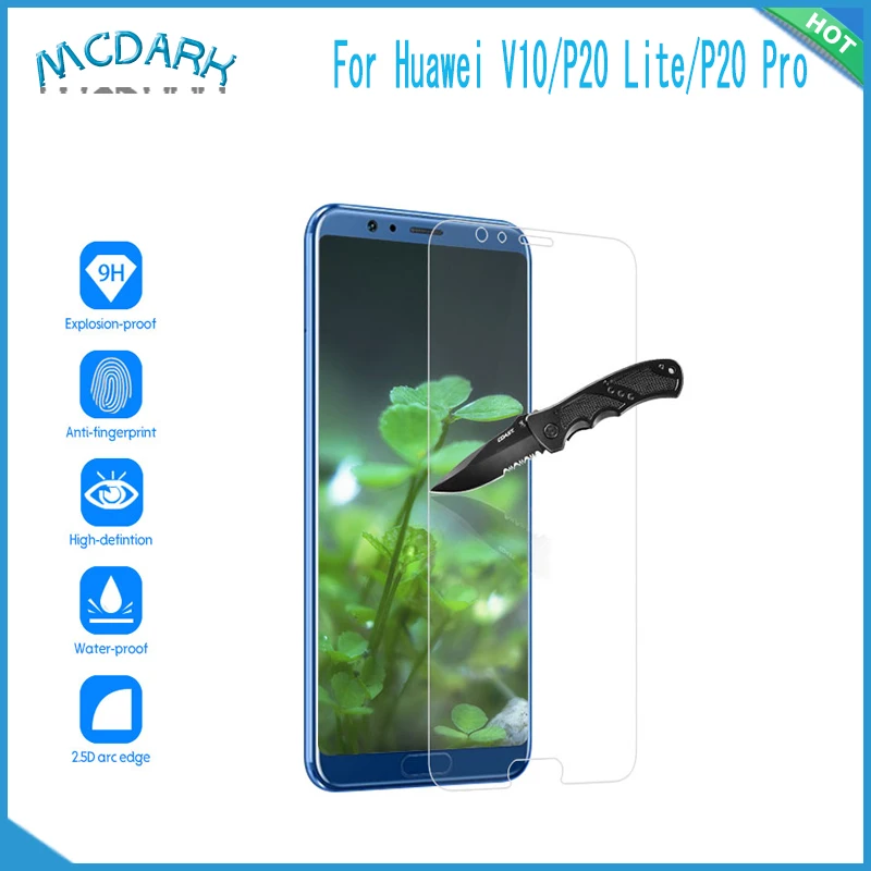Защитное стекло Mcdark для Huawei Honor V10 защиты экрана замена P20 Lite Pro простота установки