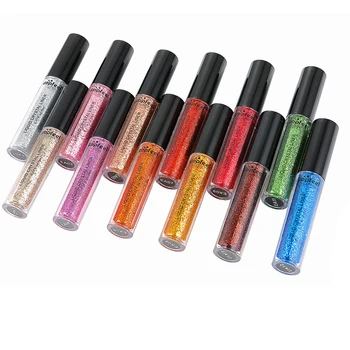 

Brand 12Color Shiny Matte Waterproof Eye Shadow Powder Palette Long-lasting Diamond Makeup Eye Shadow Liquid Highlighter Powder