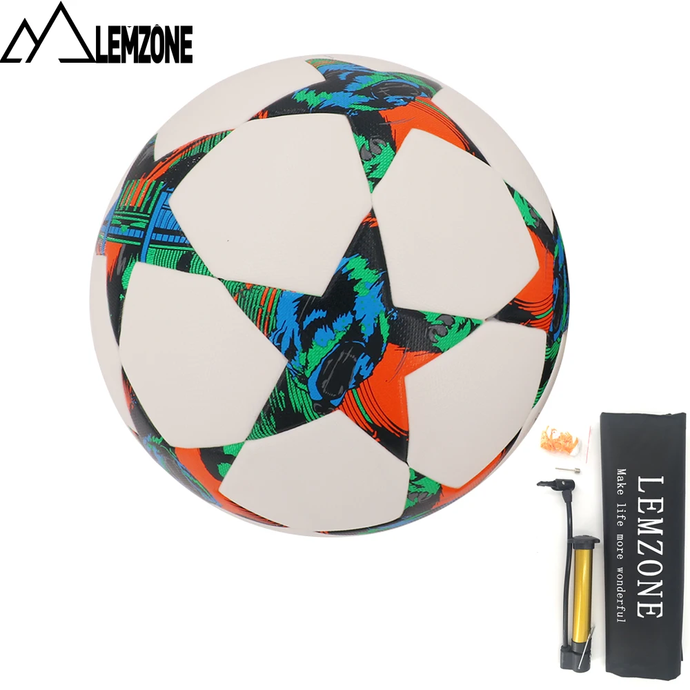 2018 PU Star Football Ball Size 5 Training For Champions ...