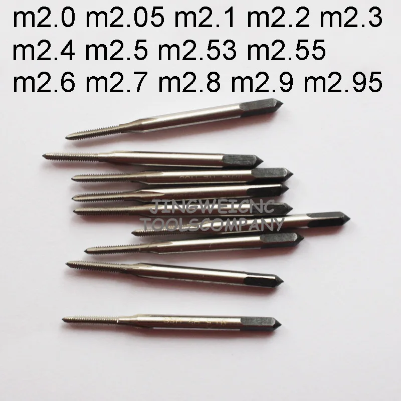 

good quality hss machine tap M2 M2.05 M2.1 M2.2 M2.3 M2.4 M2.5 M 2.53 M2.55 M2.6 M2.7 M2.8 M2.9 M2.95 micro tap over size