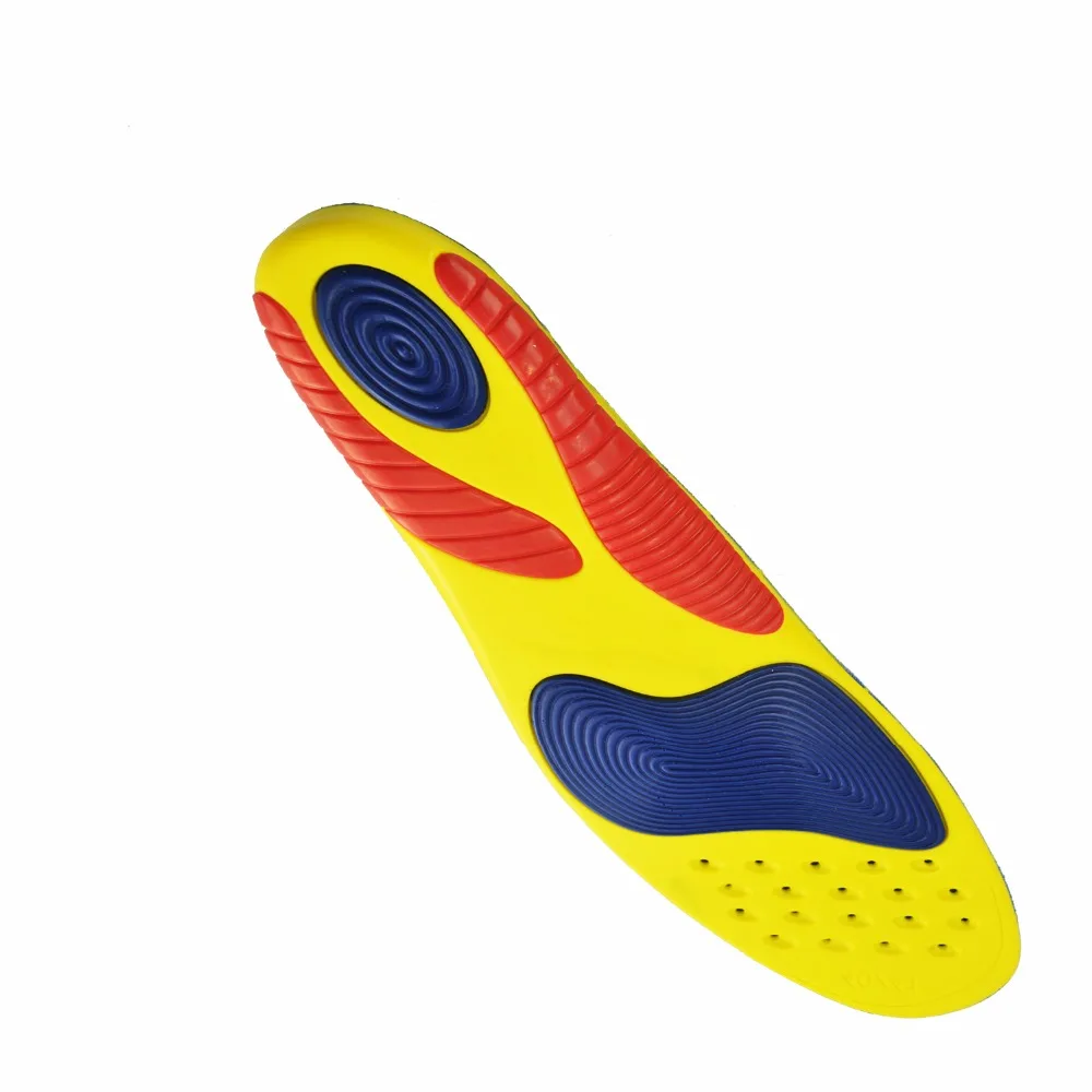 Free shipping Premium Athletes Sport Insole Gel Heel Forefoot Absorbs