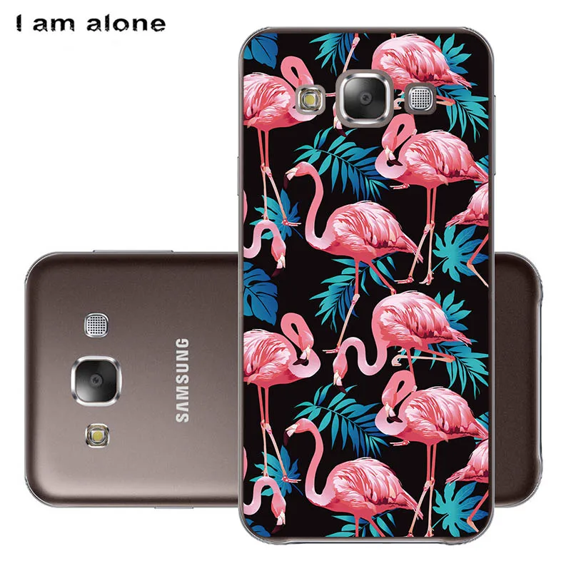 Чехлы для телефонов I am alone для samsung Galaxy E5 E500, 5,0 дюймов, жесткие пластиковые чехлы для мобильных телефонов, Модные цветные сумки - Цвет: PC KK12