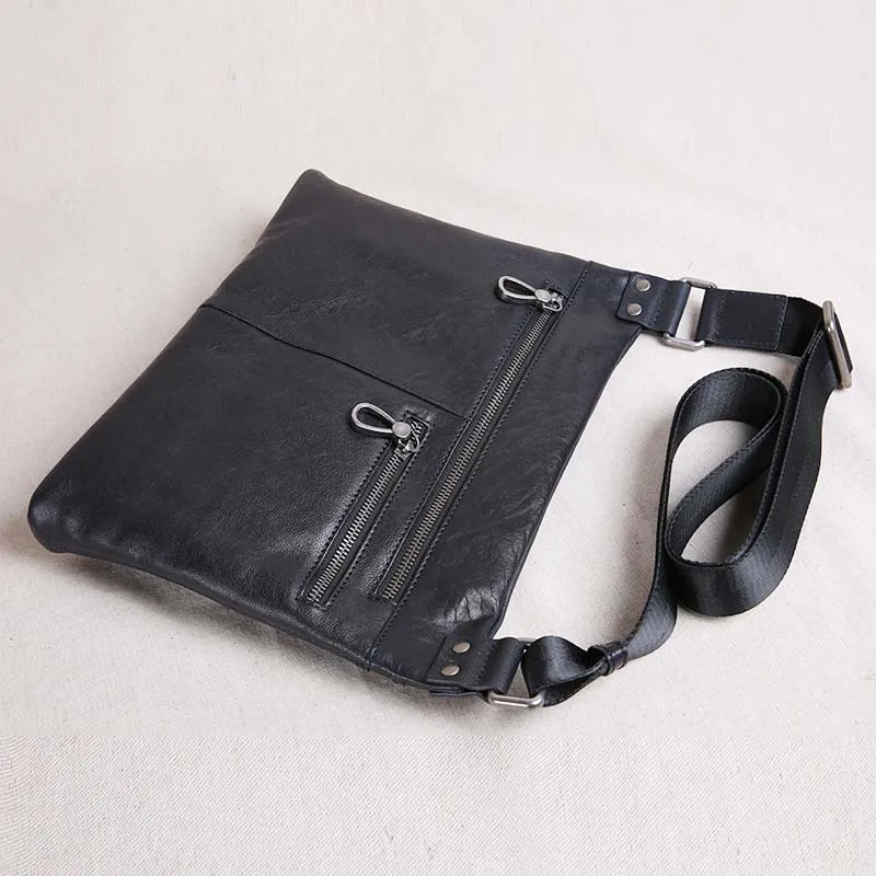 AETOO 2018 new leather men's bag shoulder bag Messenger bag slim men's ba