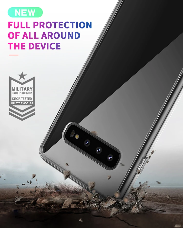 Противоударный чехол для Iphone XR XS MAX X 10 8 7 6 Samsung S10 5G S10e + Note 9 S9 S8 LG G8 жесткий пк мягкий