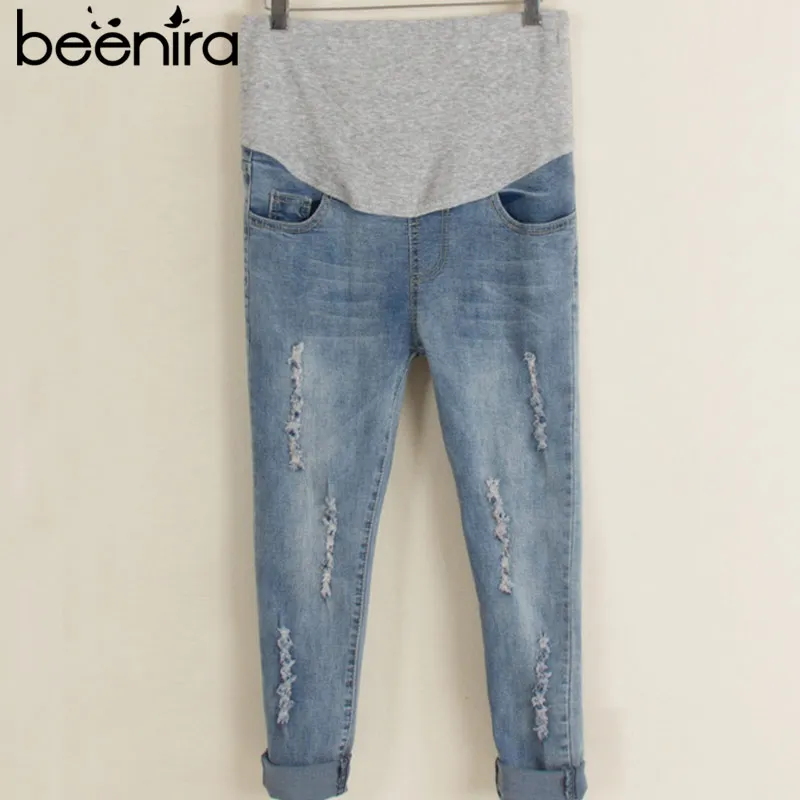 

Beenira Maternity Pants Winter Loose Maternity Jeans Maternity Jumpsuit Pants Pergnant Belly Button trouser Clothes for Woman