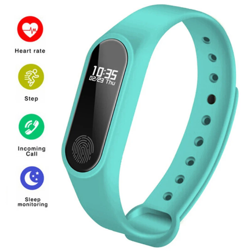 

Rubber Digital Sport Men Watches Wristband for Android IOS LED Smart Bracelet Heart Rate Monitor Bluetooth Watch