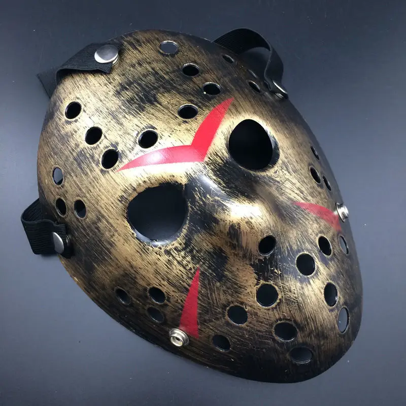 Новейшая пористая маска Джейсона копия маски Джейсона Voorhees Пятница 13 фильм ужасов хоккейная страшная маска на Хеллоуин маска Горячая - Цвет: A