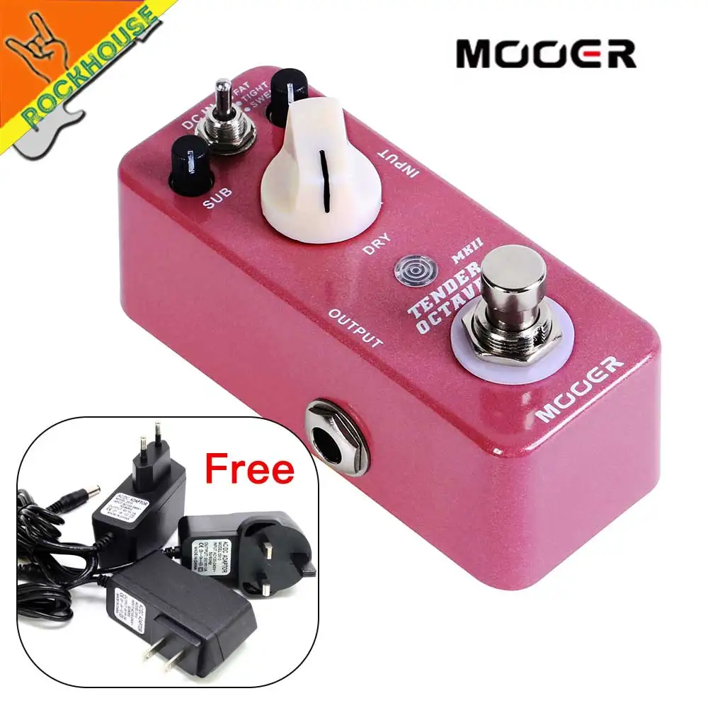 Mooer Octave Guitar Effects Pedal octaver Guitar Pedal Organ simulator Church Music Style 9V