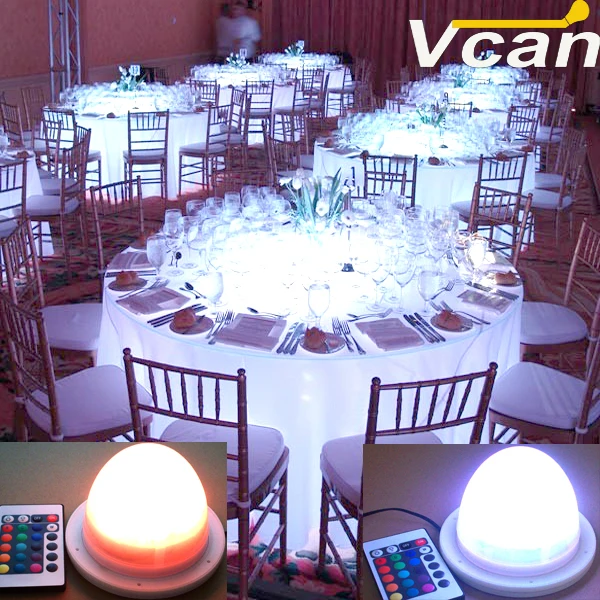 

Free Shipping Hotel Restaurant Garden Home Change Colors Remote Control Rechargeable of led Lamp