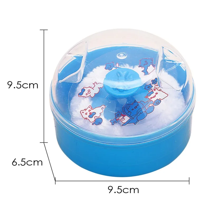 

New High Quality Baby Soft Face Body Cosmetic Powder Puff talcum powder Sponge Box Case Container 1PCS Wholesale
