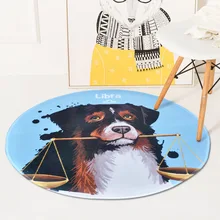 Пёс из мультфильма Созвездие печати круглый ковры для Гостиная компьютер кресла области Ковры Коврики