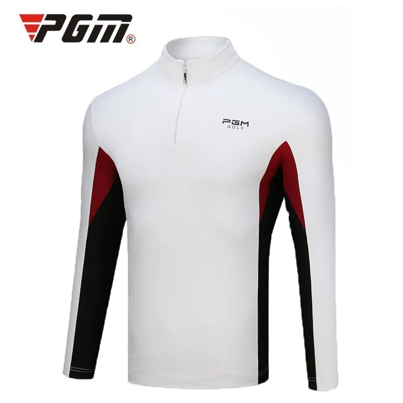 Golf Shirt Mens Golf Clothing Spring Men High Collar Half Zipper Shirts