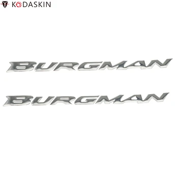 

KODASKIN Chrome Silver Stickers Reflective Emblems for Suzuki Burgman