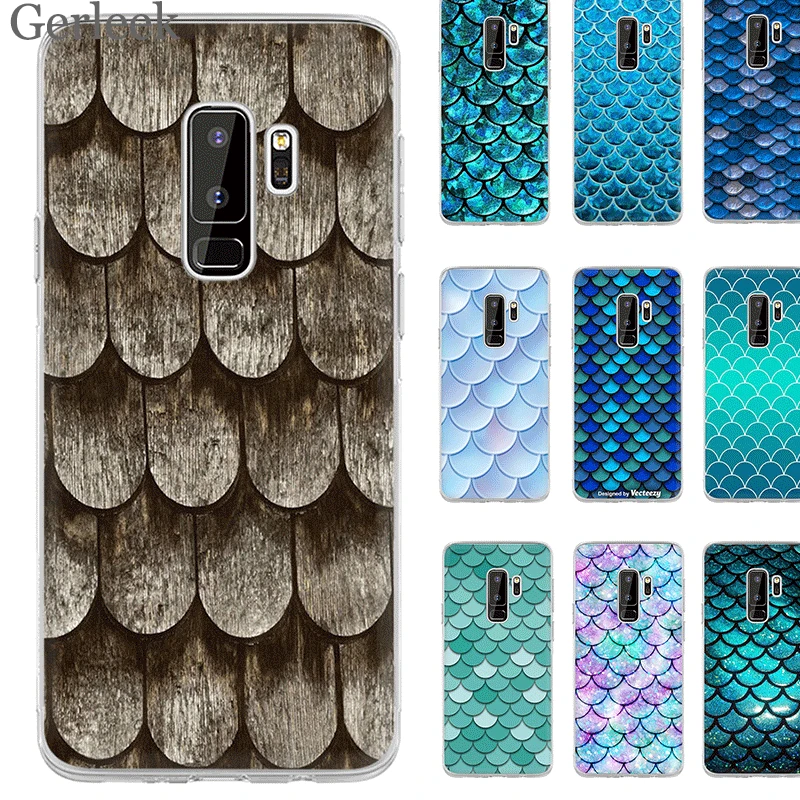 

Desxz Cell Phone Case Fish-scale Pattern For Samsung Galaxy A10 A30 A40 A50 A70 A3 A5 A6 A8 Plus Protector Cover
