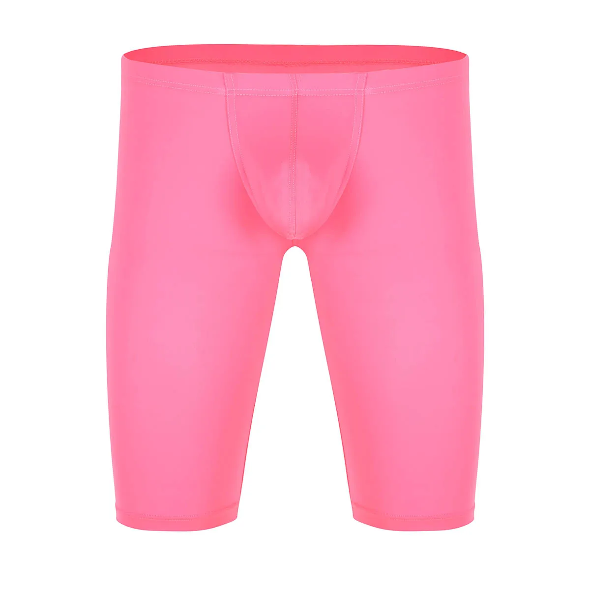 Мужская мода эластичный пояс выпуклость мешок плотно шорты для женщин быстросохнущая сжатия нижнее белье-шорты тренажерные залы Короткие штаны Нижнее - Цвет: Hot Pink