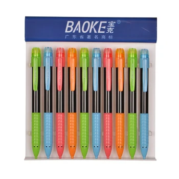 

ZD108 standard card stationery mechanical pencils 2B special pen exam required 12pcs/lot mixed color longth 14.5cm