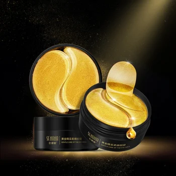 

24k Gold Collagen Gel Eye Masks Anti-Puffiness Dilute Black Circles Firming Skin Eye Patch New