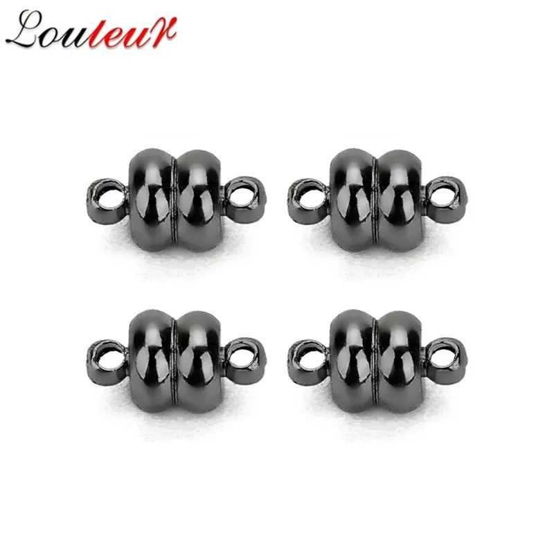 5.7x10mm 925 Sterling Silver Magnetic Clasps Lovers Magnetic Clasps for  Bracelets Silver Buckle Clasps for