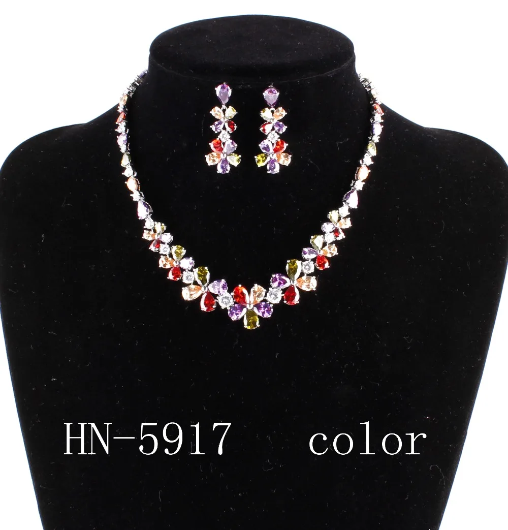 

The bride adorn article the combination of luxury AAA zircon necklace women's fashion jewelry necklace HN - 5917