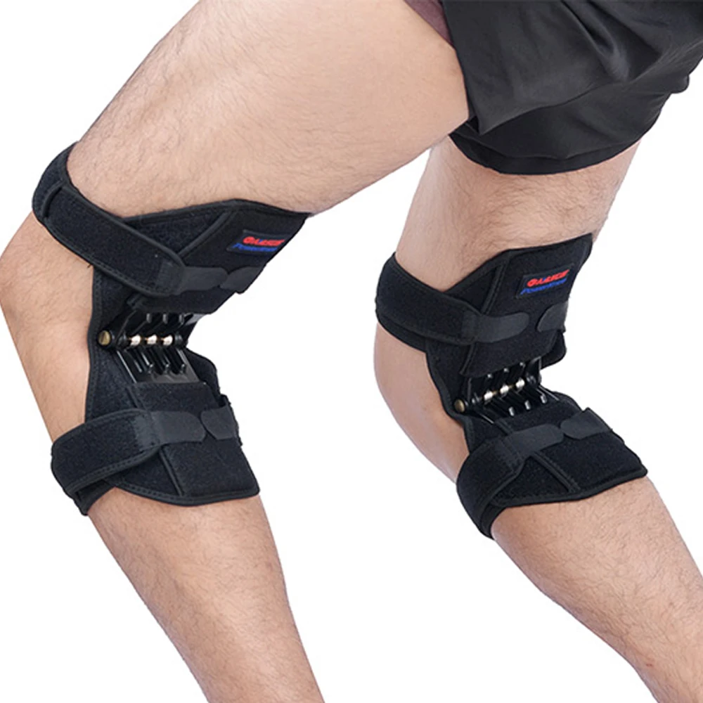 1 Pair Sport Spring Knee Strap Mountain Climbing Running Knee Booster Knee Pad Knee Joint