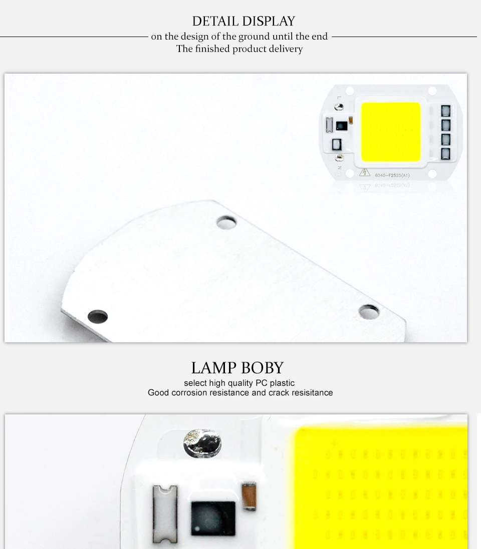 KARWEN светодиодный COB лампа 20 Вт 30 Вт 50 Вт 70 100 Вт YXT светодиодный Вход IP65 110 В 220 В Smart IC для наружного светодиодный прожектор