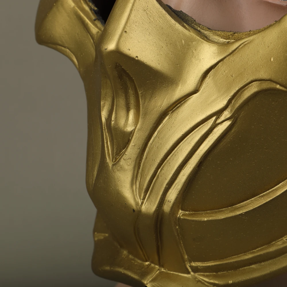 2019 New Mortal Kombat X Scorpion Hanzo Hasashi Sandal Wood Mask Half Face PVC Masks Adult Men Cosplay Costumes Halloween Mask (12)