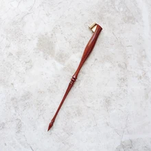 Роскошная английская перьевая ручка Профессиональный Розовое перо для каллиграфии держатель для перьевой ручки с боковой головкой Copperplate перьевая ручка