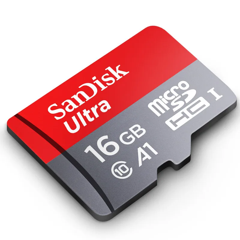 Двойной флеш-накопитель SanDisk Ultra картой Micro SD объемом 16 Гб оперативной памяти, 32 Гб встроенной памяти, microSDHC 64 Гб 128 ГБ microSDXC UHS-I слот для карт памяти 98 МБ/с. TF карта для смартфона