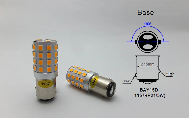 AMYWNTER 12V 1157 BAY15D P21/5 Вт 1156 BA15S P21W Canbus светодиодный PY21W 1056 BAU15S поворотные сигналы, светильник лампочка красный/желтый/белый