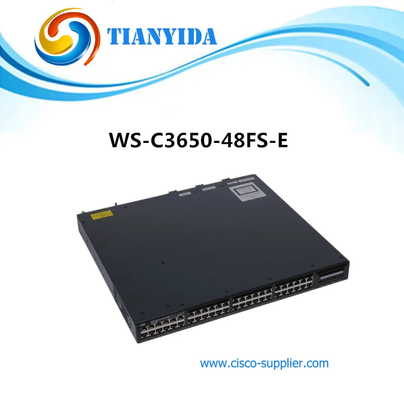 Уровень 3 коммутатор WS-C3650-48FS-E VLAN Управляемый гигабитный интернет-коммутатор